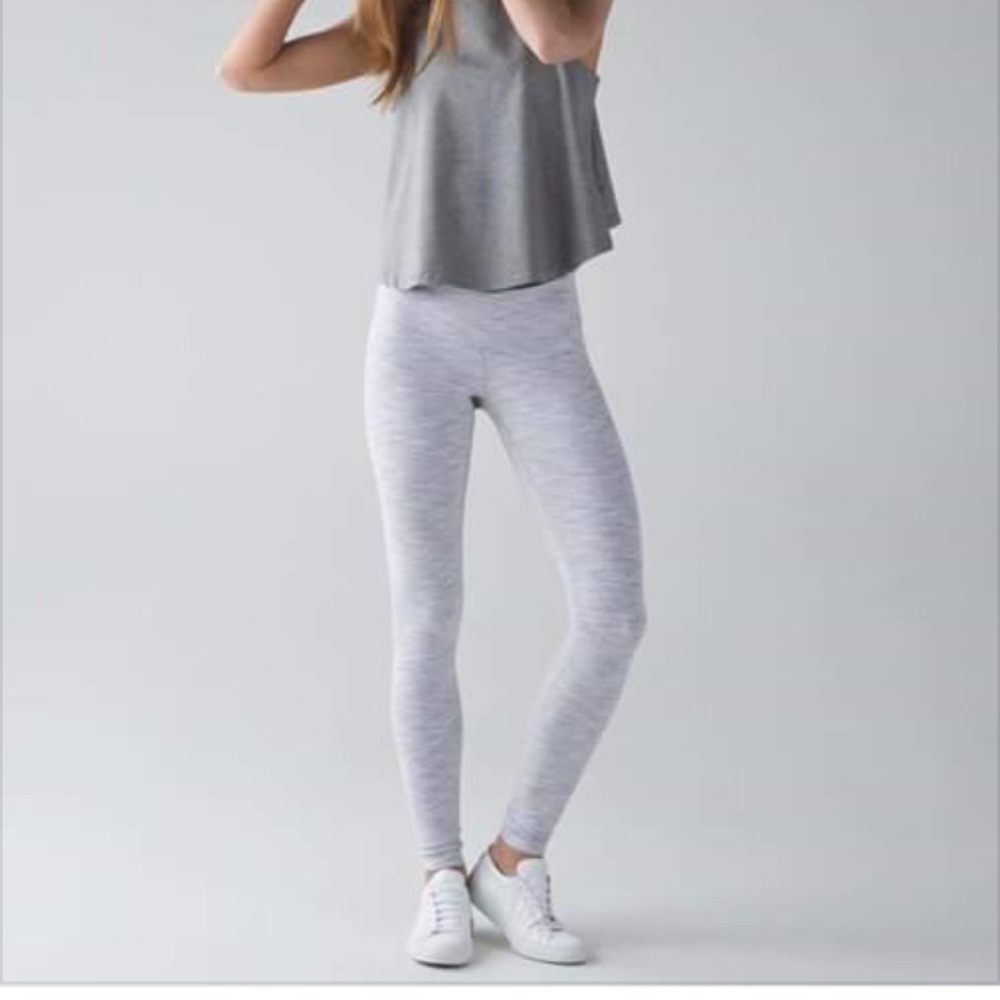 Lululemon grey wonder under full length size 4